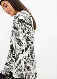 Peignoir kimono doux en viscose mélangée, bonprix