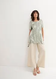 T-shirt long en viscose extensible, bonprix