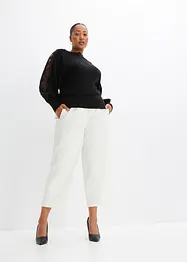 Pull fluide en fine maille de viscose mélangée, bonprix