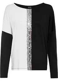 T-shirt à sequins, bonprix