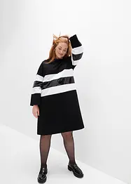 Robe en maille milano à sequins, bonprix