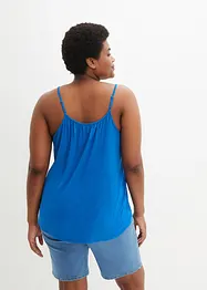 Top à fines bretelles en viscose fluide, bonprix