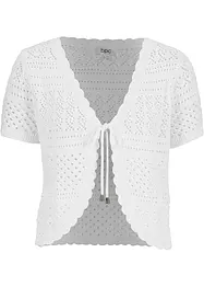 Boléro court en crochet, bonprix