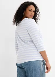 T-shirt à encolure bateau, bonprix