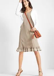 Gilet court en maille de viscose mélangée, bonprix