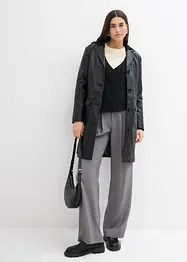 Pull à capuche et base asymétrique, bonprix