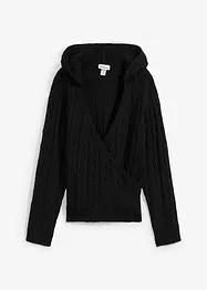 Pull à capuche et base asymétrique, bonprix