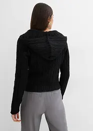 Pull à capuche et base asymétrique, bonprix