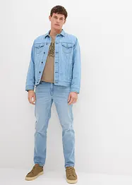 Jean extensible loose, en denim épais, coupe fuselée, bonprix