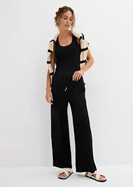 Pantalon fluide en jersey de viscose, bonprix
