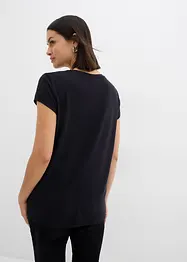 T-shirt en viscose mélangée fluide, bonprix