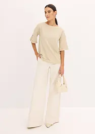 T-shirt en viscose à imprimé brillant, bonprix