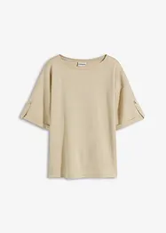 T-shirt en viscose à imprimé brillant, bonprix