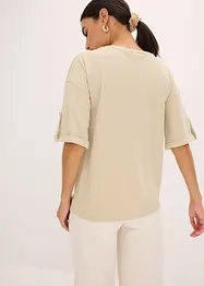 T-shirt en viscose à imprimé brillant, bonprix