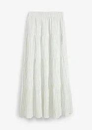 Jupe longue rayée, 100% coton, bonprix