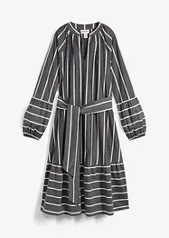 Robe midi rayée, 100% coton, bonprix