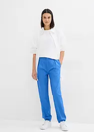 Pantalon carotte en coton extensible, bonprix