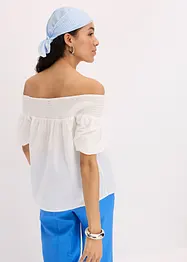 Blouse encolure Bardot, bonprix