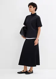 Jupe midi en néoprène, bonprix
