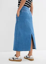 Jupe midi en jean, taille normale, bonprix