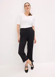 Pantalon 3/4 fuselé et fendu en bas, bonprix