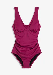 Maillot 1 pièce sculptant à larges bretelles, maintien modéré, bonprix