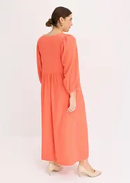 Robe midi en jersey texturé, bonprix