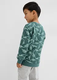 Sweat-shirt à capuche en coton mélangé doux, bonprix