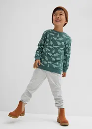 Sweat-shirt à capuche en coton mélangé doux, bonprix