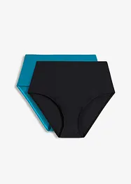 Lot de 2 bas de bikini taille haute, bonprix
