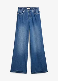 Jean large, taille haute et élastiquée, bonprix