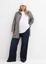 Manteau de mi-saison décontracté, aspect laine, bonprix