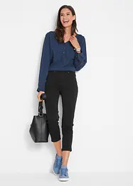 Jean slim, taille mi-haute élastiquée, bonprix