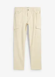 Pantalon slim extensible, jambes droites, avec poches cargo, bonprix