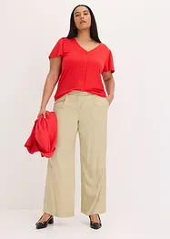 Pantalon à pinces en Lyocell, bonprix