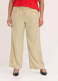 Pantalon à pinces en Lyocell, bonprix