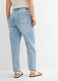 Jean mom cropped taille haute, peu extensible, bonprix
