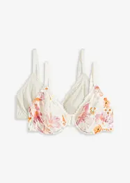 Lot de 2 soutiens-gorge coton à armatures, bonprix