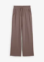 Pantalon en jersey interlock, bonprix