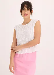 Top en matière texturée, bonprix