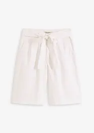 Short en twill avec ceinture à nouer, bonprix