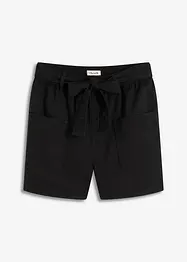 Short en twill avec ceinture à nouer, bonprix
