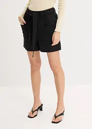 Short en twill avec ceinture à nouer, bonprix