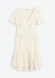 Robe légère en jersey crêpe avec manches papillon, bonprix