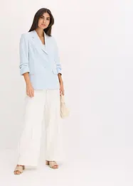 Blazer manches 3/4 ample en viscose, bonprix