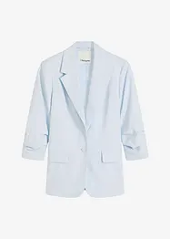 Blazer manches 3/4 ample en viscose, bonprix