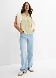 Blouse manches courtes en viscose fluide, bonprix