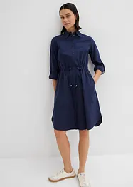 Robe-chemise en lin et coton, bonprix