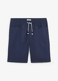 Bermuda à taille élastiquée en lin mélangé, Regular, bonprix