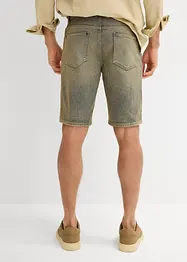 Bermuda en jean délavé effet sali, Regular, bonprix